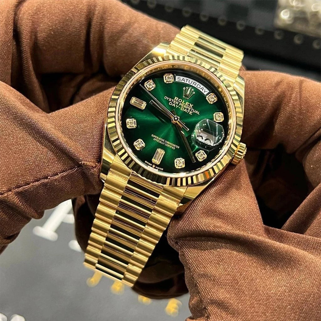 Day-Date President with Diamond Hour Markers